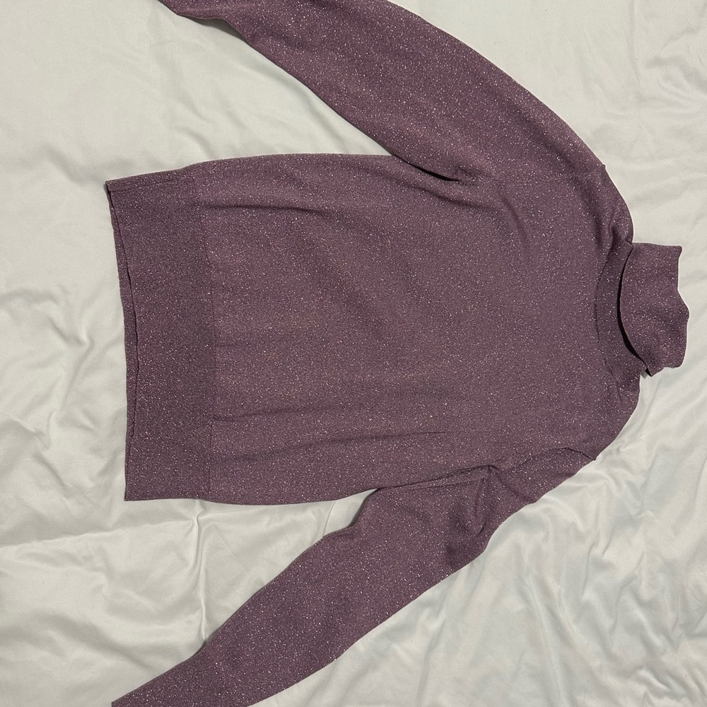Elegant Purple Kate Spade Turtleneck Sweater